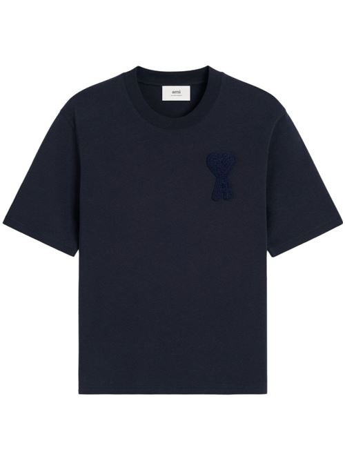 T-shirt in cotone girocollo AMI PARIS | HTS0557264011